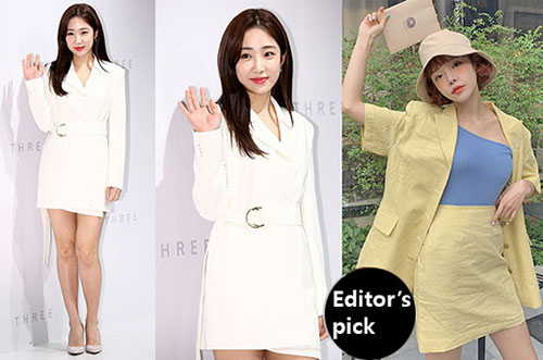 韩国女星穿搭夏天,韩国女星春季穿搭