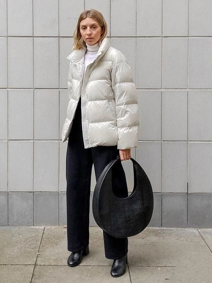 羽绒服杨幂2020同款,杨幂冬季羽绒服最新穿搭