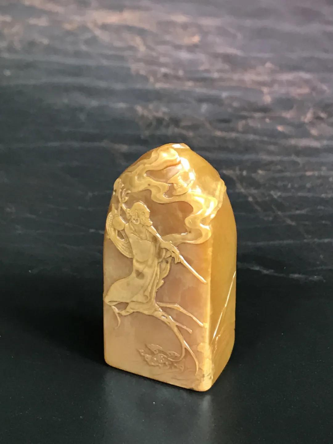 老林捡漏寿山田黄,姚春茂田黄