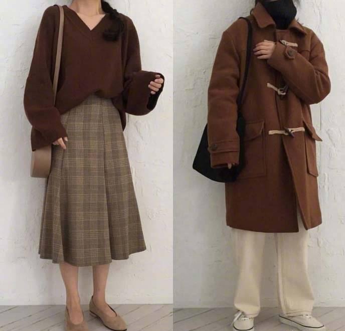 温柔干净日系森系穿衣搭配,清新干净的日系风穿搭