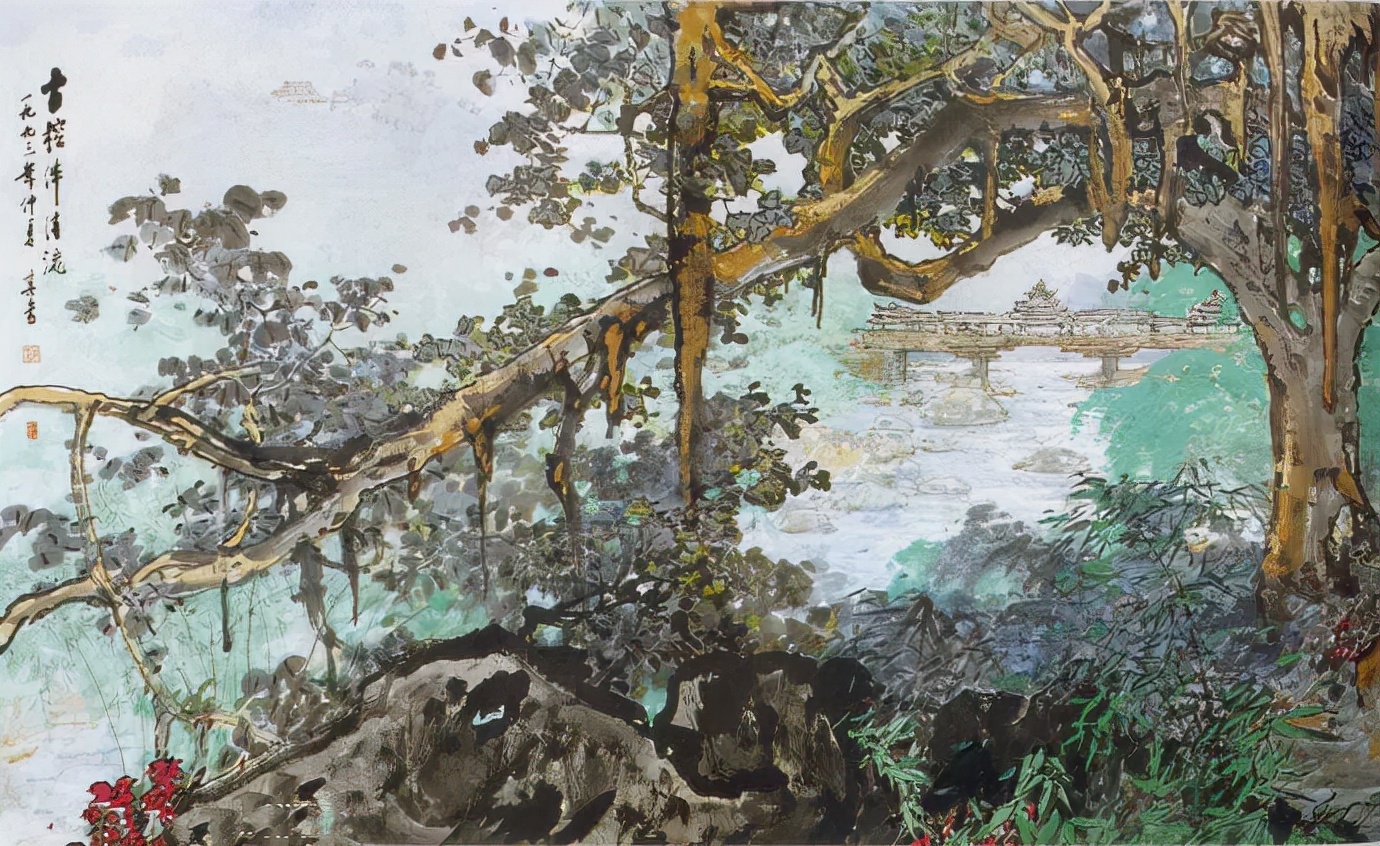 水墨画夜景欣赏,画夜景最好的中国画