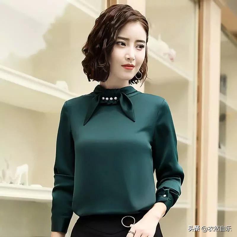 早春时尚雪纺衫,早春开始穿雪纺衫了洋气有女人味