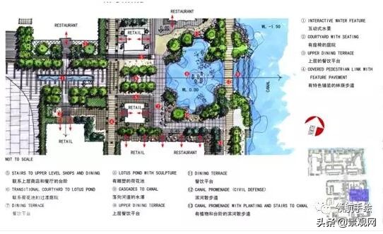 园林闸坝景观设计案例分析,茶楼户外园林景观设计案例