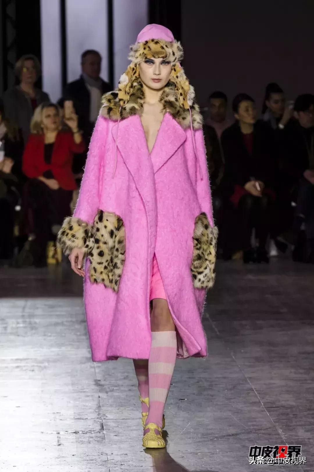 2023年流行趋势皮草,豹纹拼接皮草