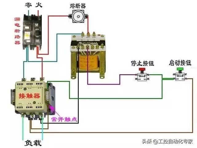 电表上断路器怎么接线真实图,单相电表与三相断路器接线图