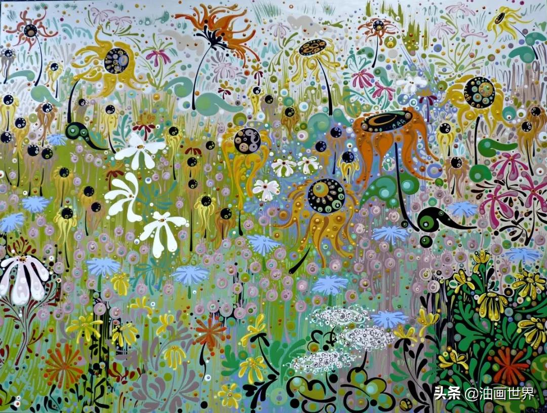 美丽和谐的色彩，丰富的图案，令人回味