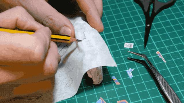 水贴是如何打印的,如何打印激光水贴教程