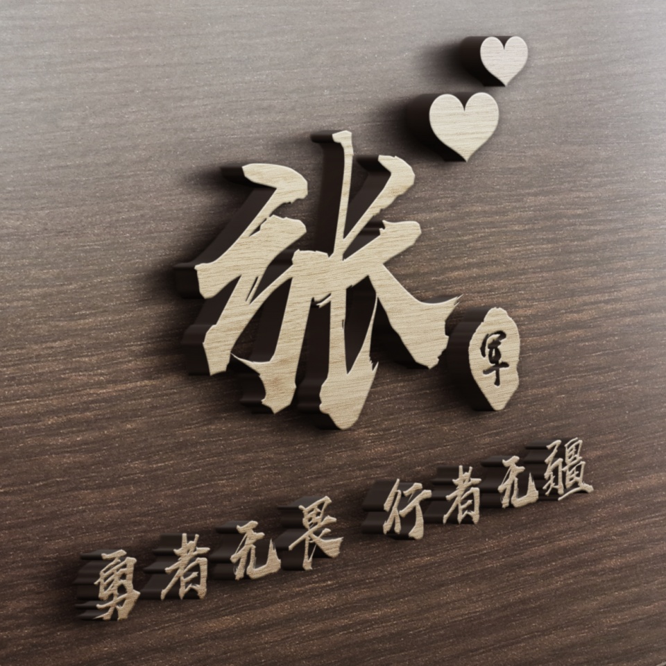 结合自己头像和姓氏的微信头像,可换字带姓氏的微信头像图