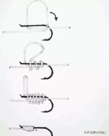钓鱼鱼钩的绑法技巧,鱼钩绑线教程永不脱钩