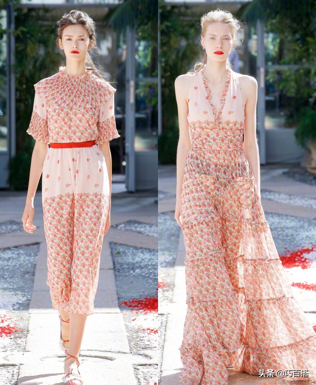 碎花裙如何穿得惊艳好看,碎花裙这样穿气质又温柔