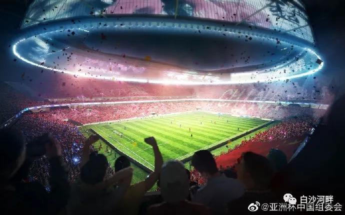 2023亚洲杯青岛青春足球场鸟瞰图,亚洲杯青岛青春足球场