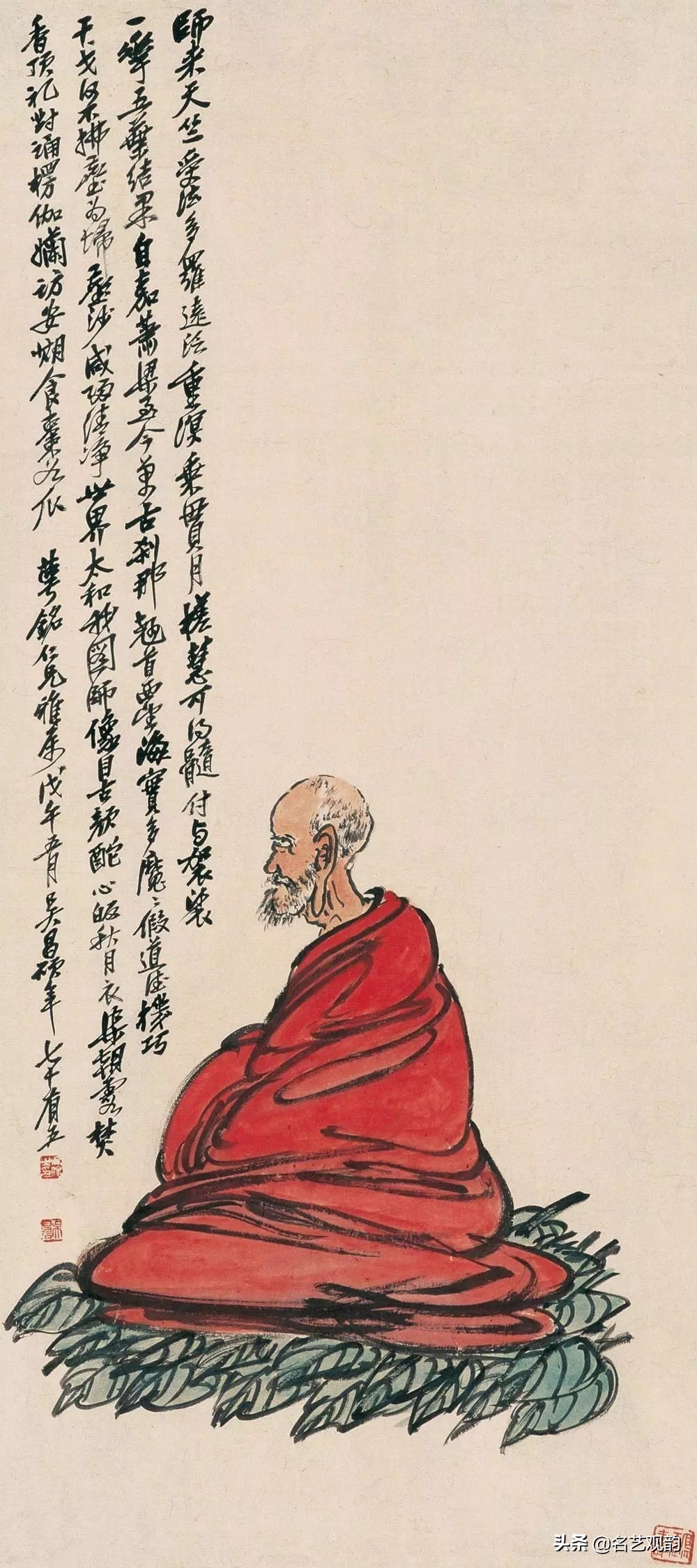 陈师曾齐白石王一亭,吴昌硕和齐白石谁画的