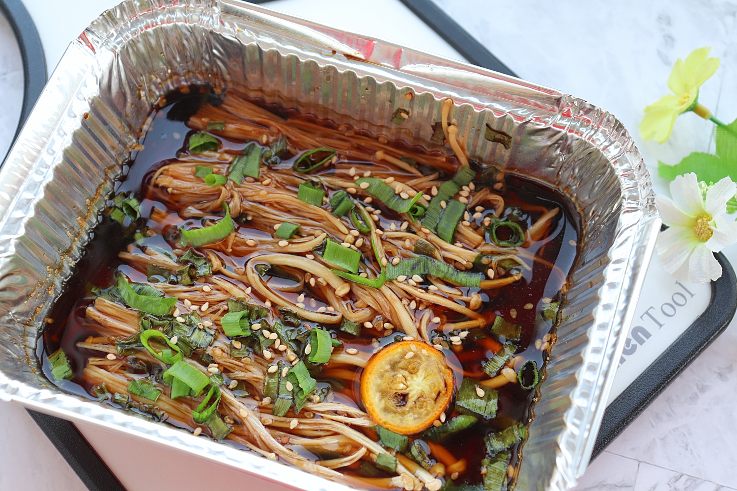 锡纸金针菇烤箱做法低脂,低脂锡纸金针菇牛肉做法