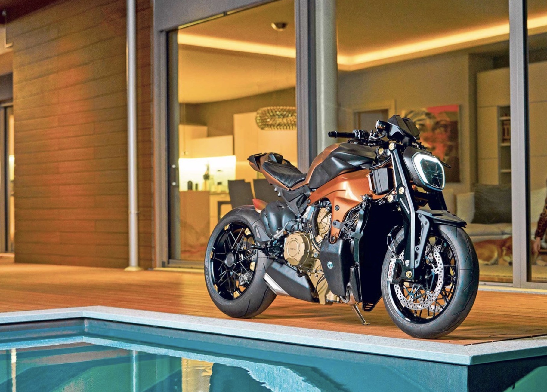 机车新车杜卡迪街车,摩枭杜卡迪街车v4