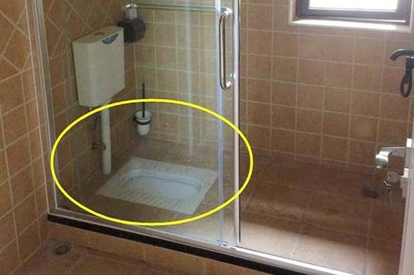 第一次见移动式公共厕所,装蹲便器更方便实用