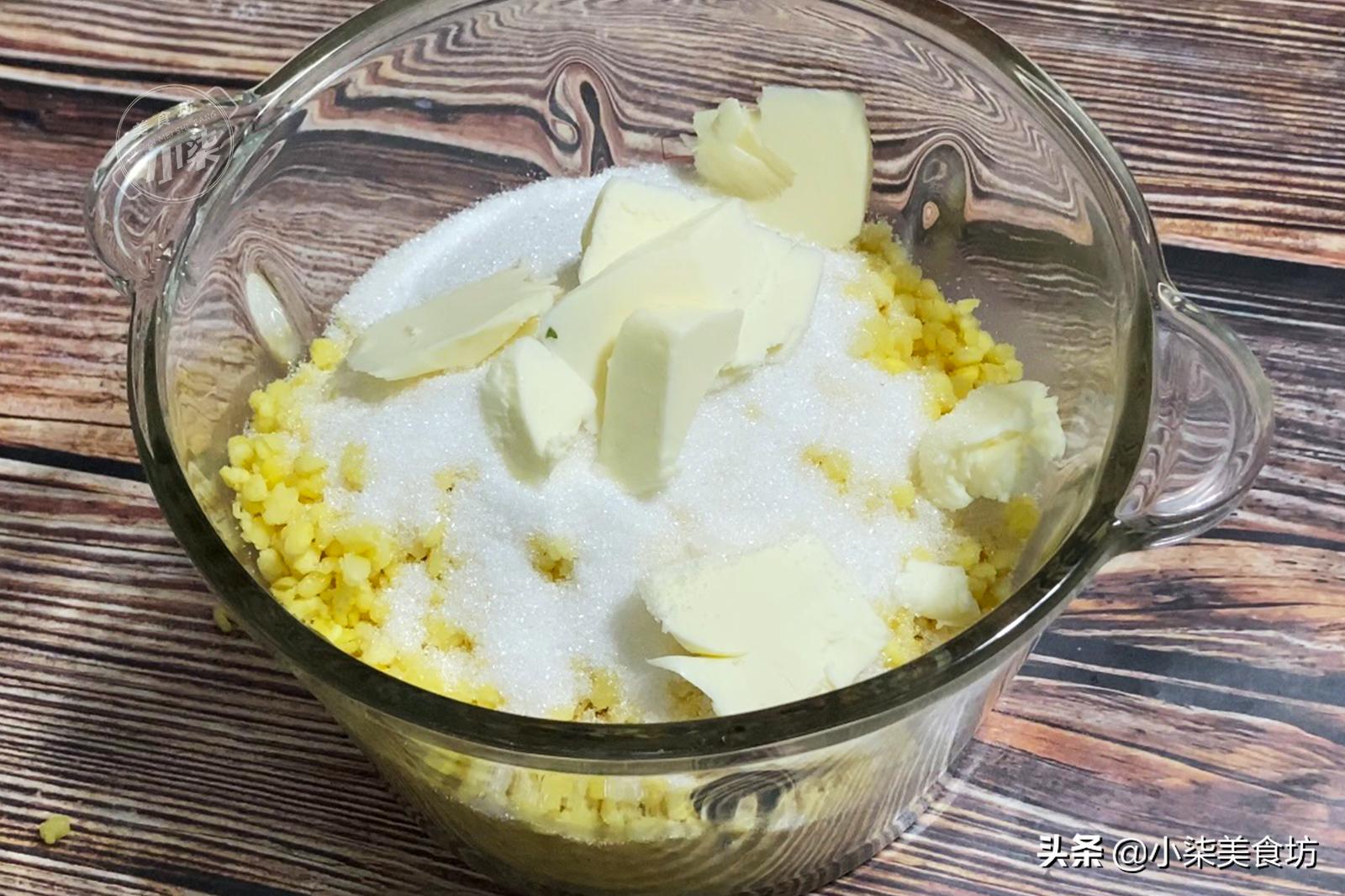 用绿豆做小饼家常配菜的做法,外皮酥软香甜绿豆小饼