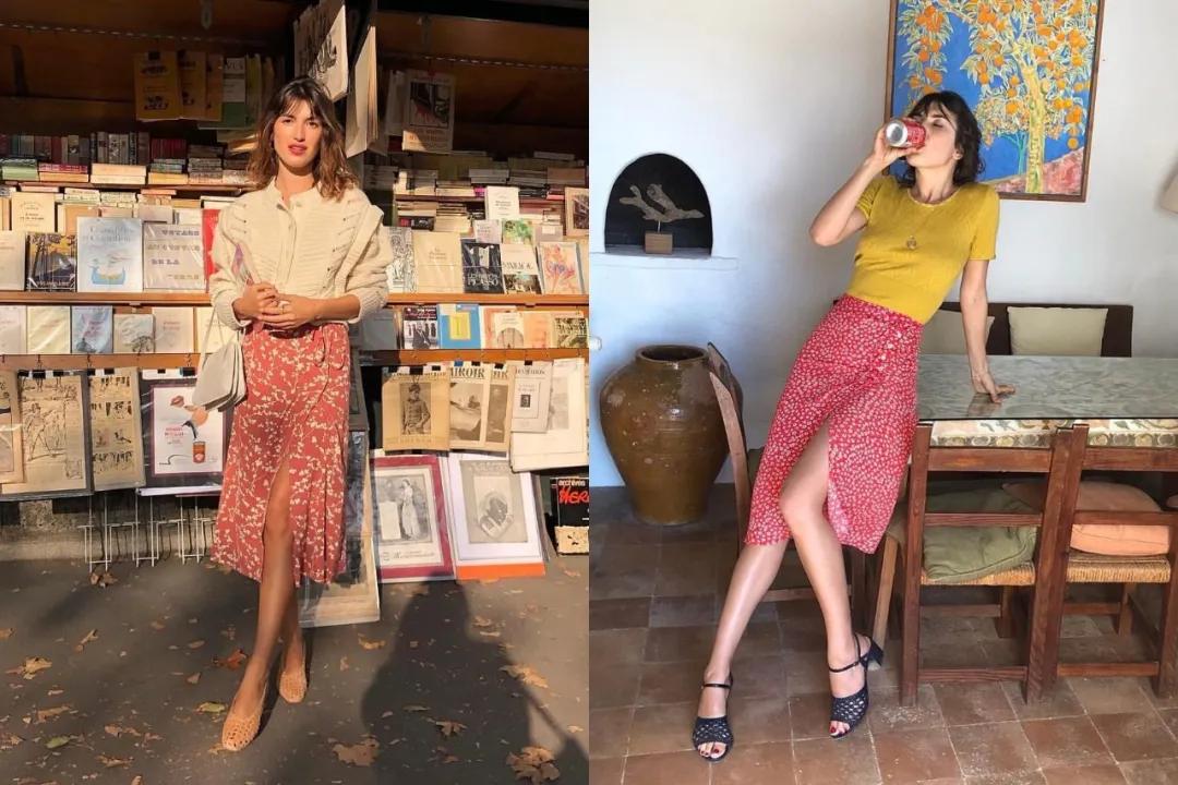 今夏流行的碎花裙时尚还减龄,碎花裙是春天必备单品