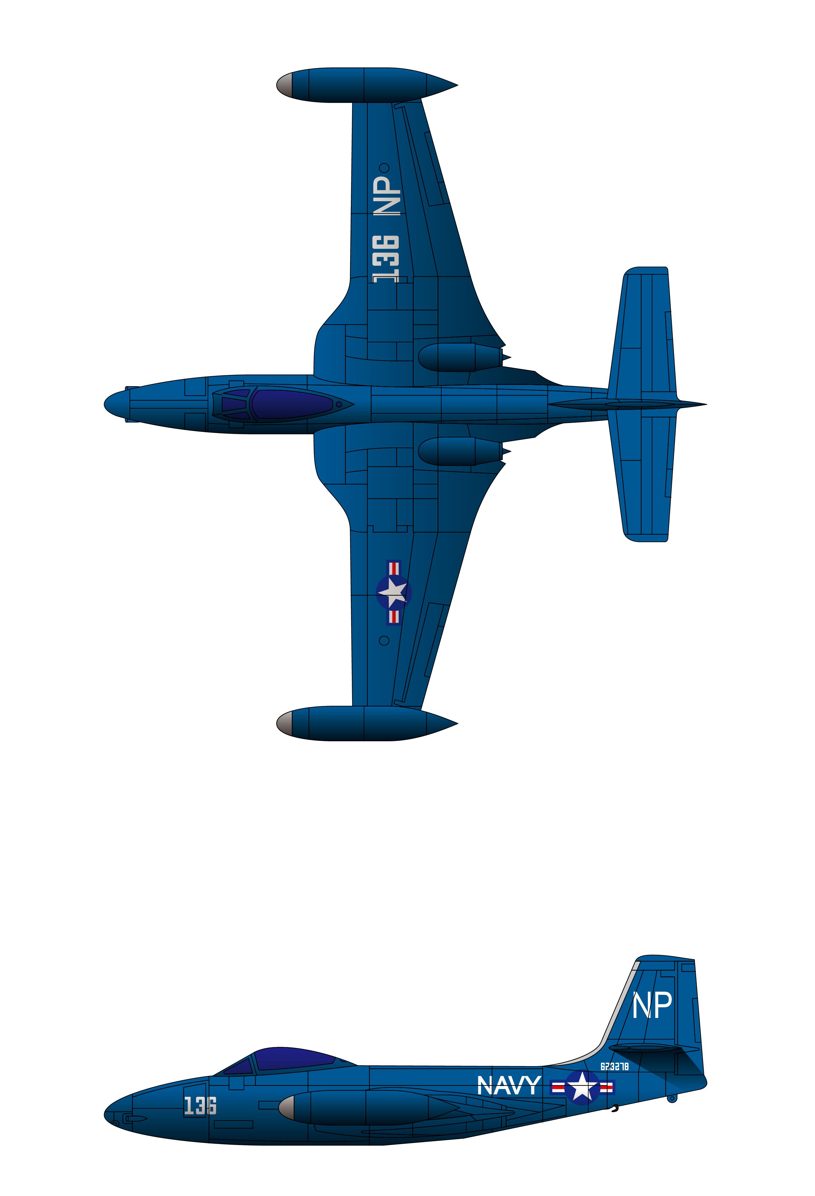 美国第一款舰载喷气战斗机,美国现役双发重型舰载战斗机