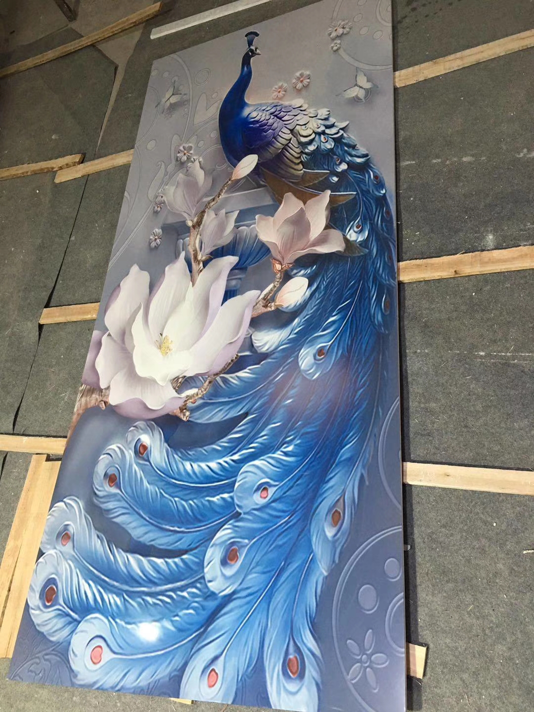 玄关墙瓷砖拼花图案,玄关背景墙大理石瓷砖效果图