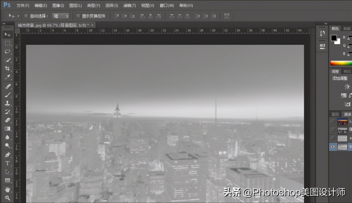 ps斑斓图片效果,ps夜色图片调色教程