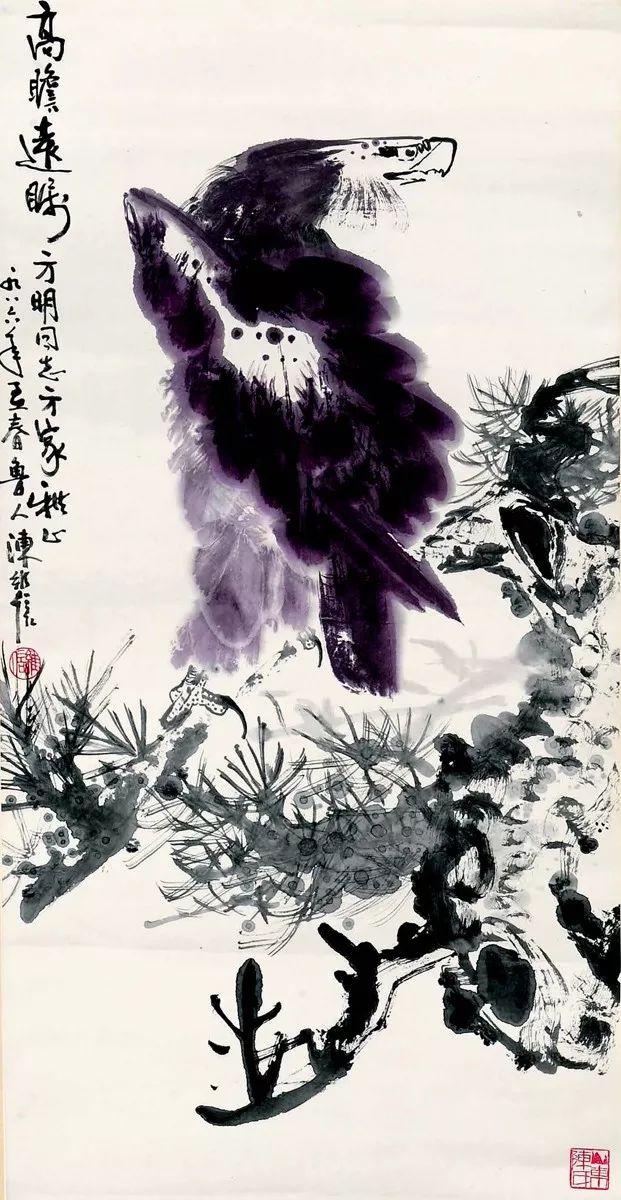 陈继儒山水画作品欣赏,陈良宗山水画作品欣赏