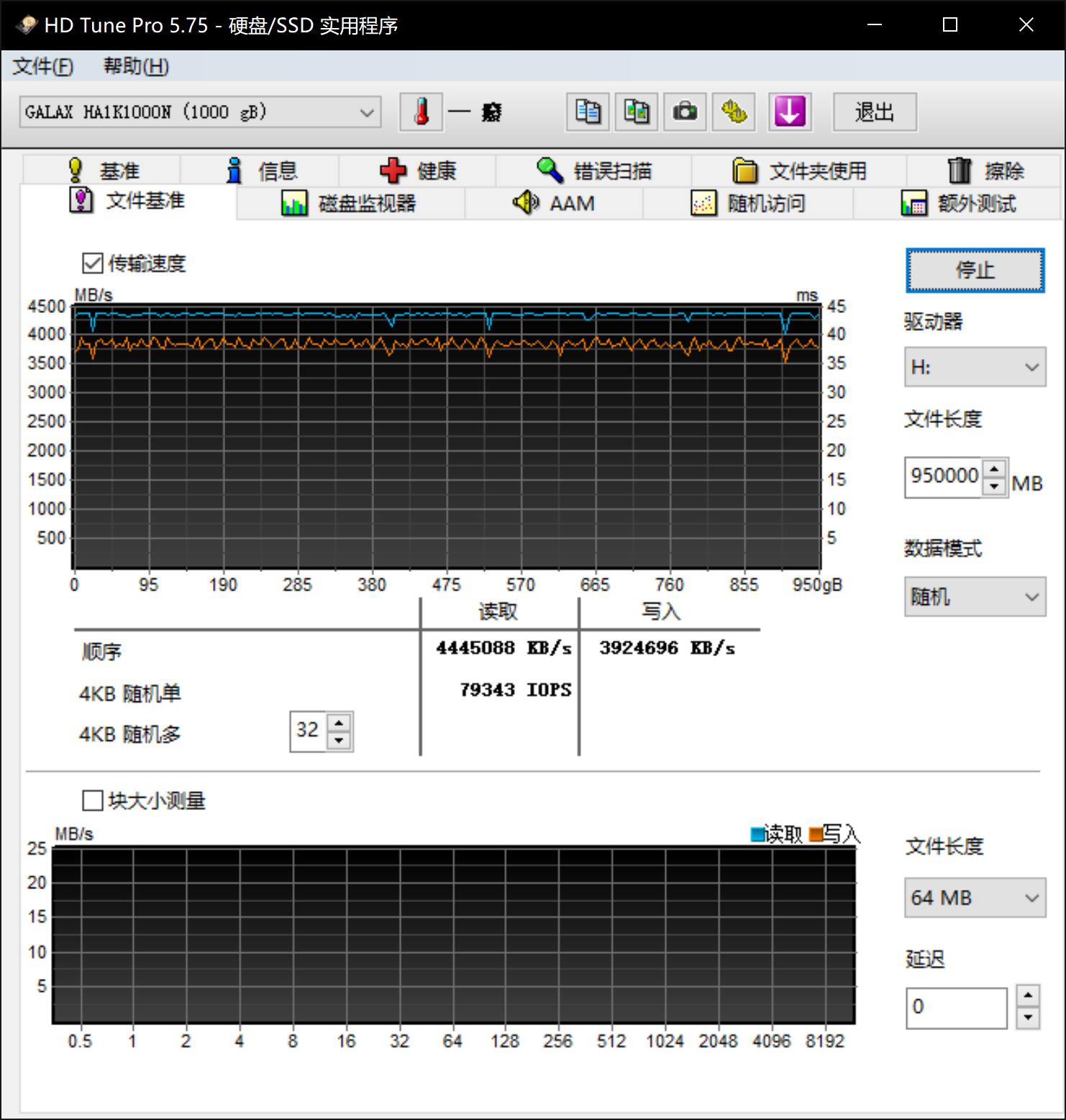 影驰pcie4.0固态测评,影驰hofpro固态硬盘随机写入测评