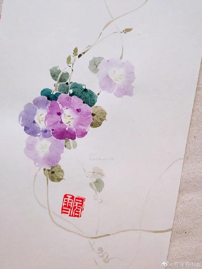 分享一组好看的小清新水彩插画,不来看看简单水彩小插画的教程吗