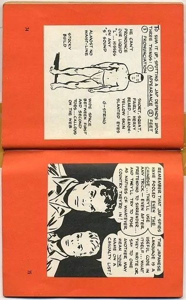 1942年《袖珍中国手册》教导援华抗日美军如何辨认日本人的小册子