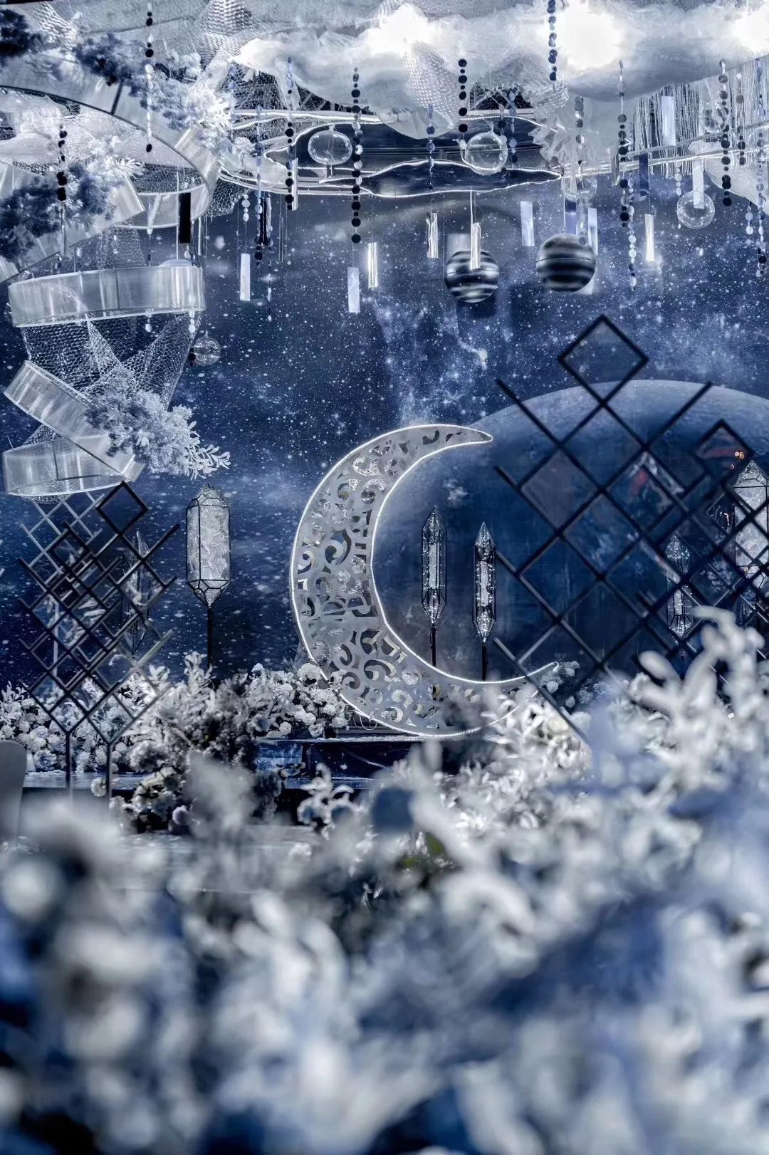 一场神秘浪漫的星空的婚礼,神秘浪漫的蓝色星空婚礼