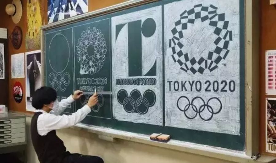 粉笔在黑板上画什么最漂亮,黑板报粉笔画技巧油画