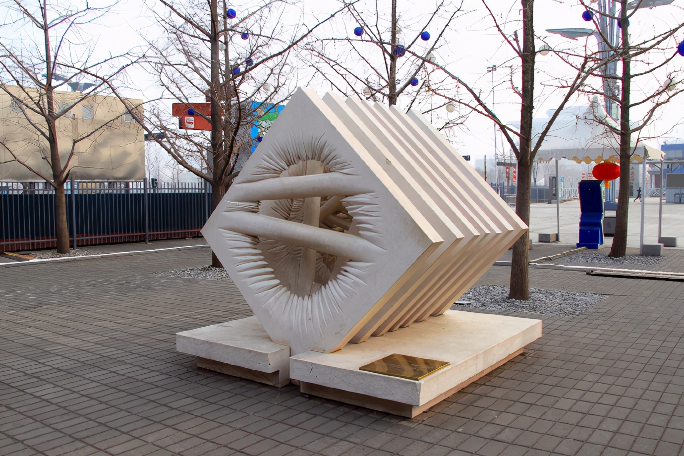 北京鸟巢附近雕塑,鸟巢雕塑效果图