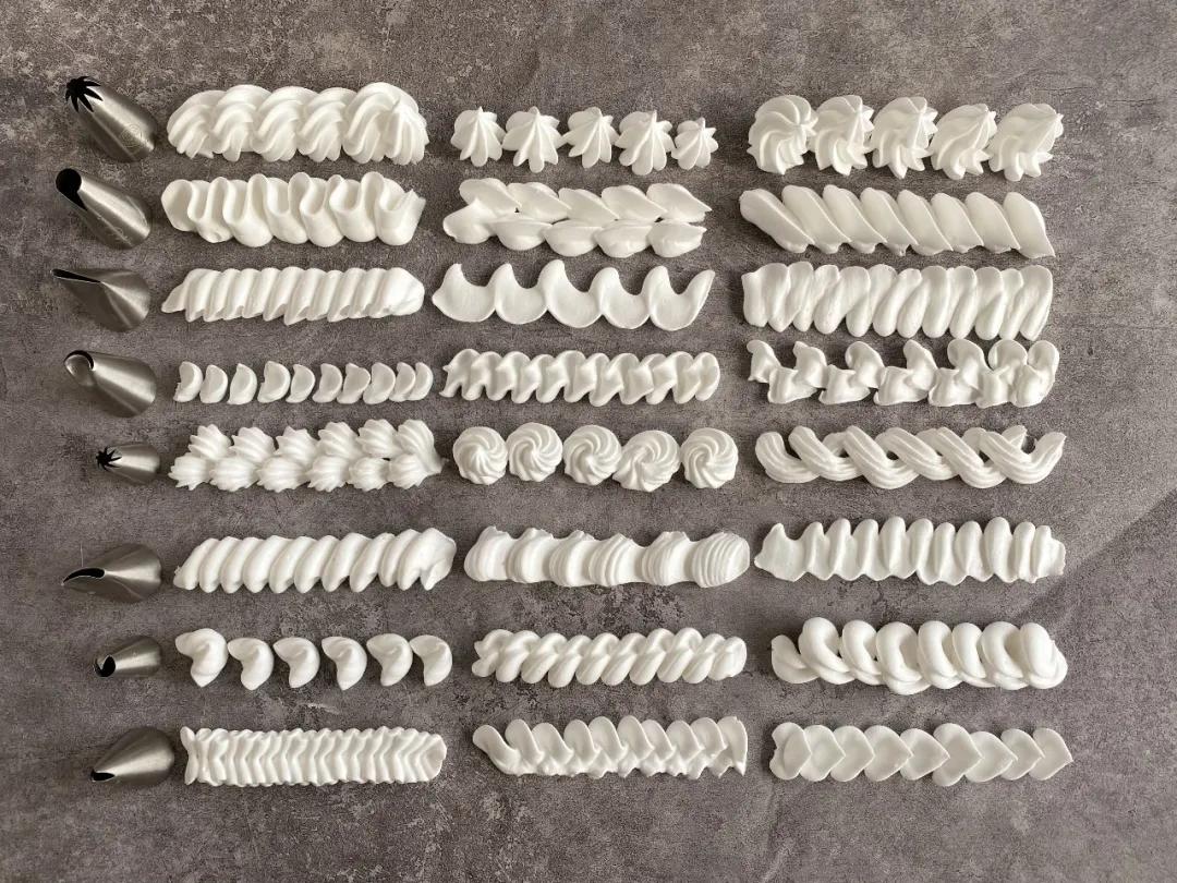 向日葵裱花手法教程简单易学,蛋糕裱花入门基础手法