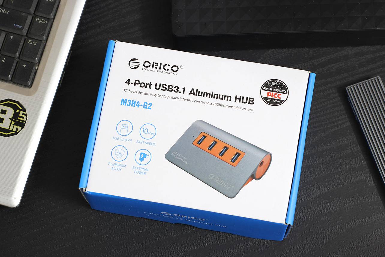 orico七口集线器,orico透明usb3.0集线器