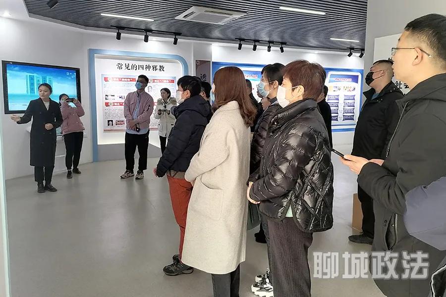 政法机关开放日活动之（二十四）——聊城星光房地产开发有限公司*党**员走进市反*教邪**警示教育基地