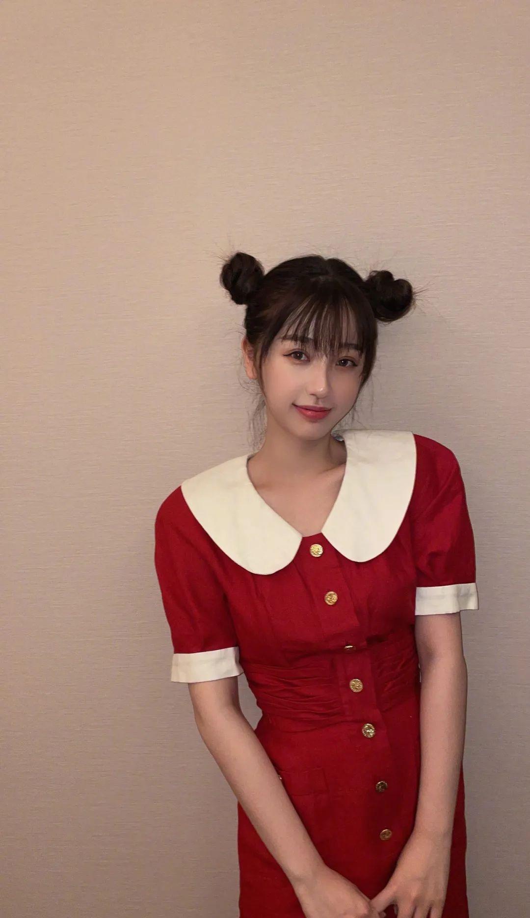 适合30-40岁圆脸减龄扎发,锁骨发型女怎么扎圆脸减龄