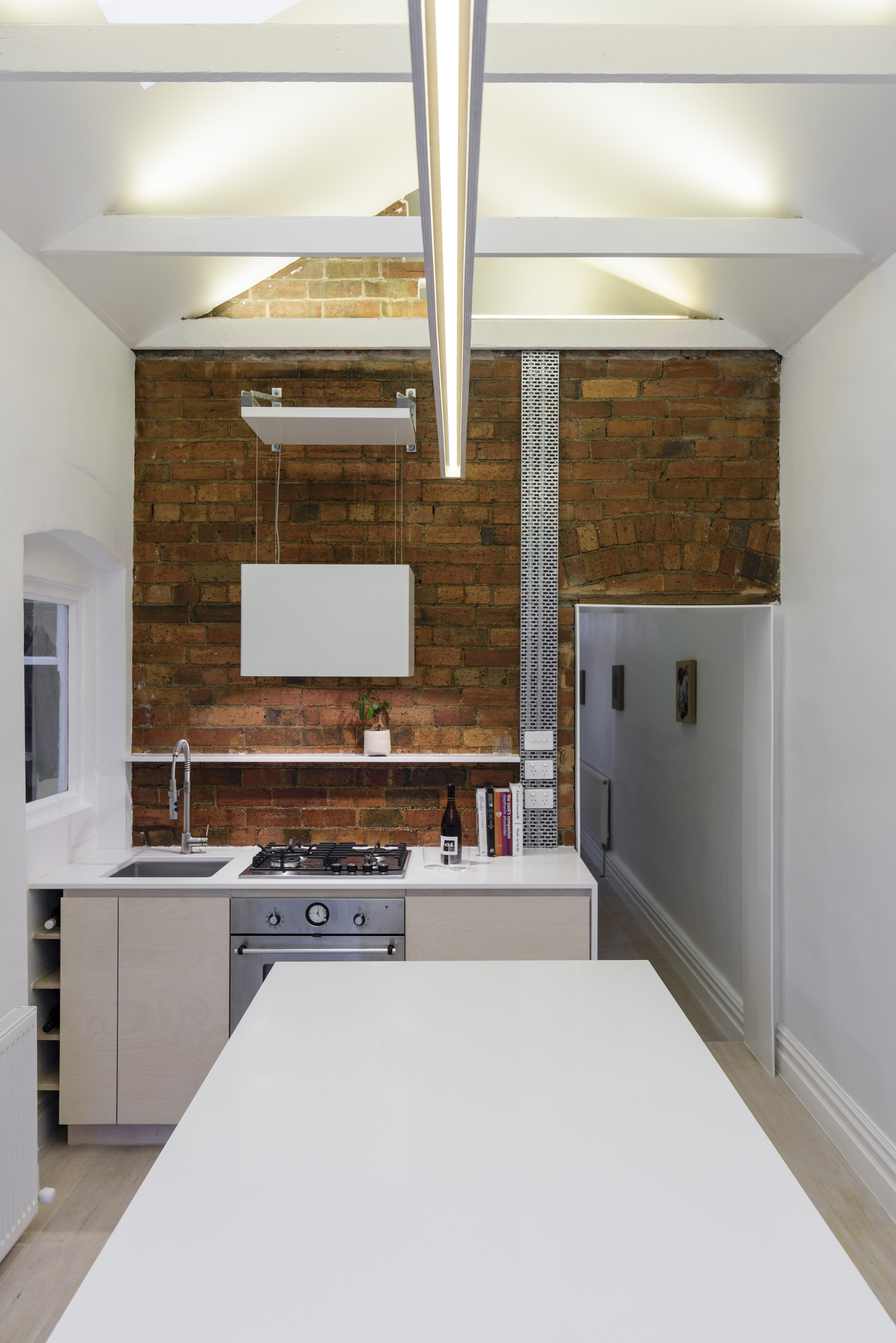 冬日氛围感欧式小屋,直线型台灯