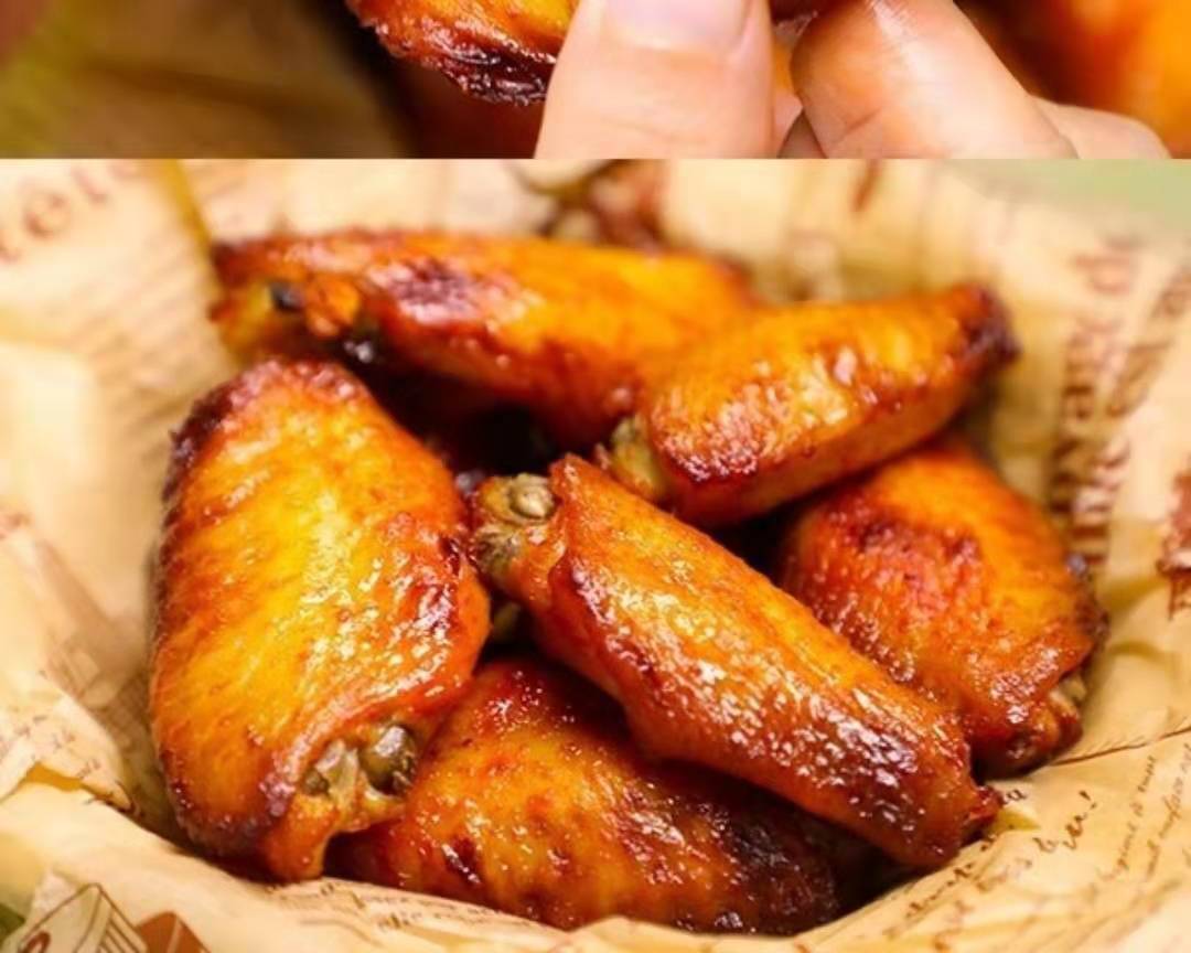 超级简单的奥尔良鸡翅懒人适用,1分钟学会做奥尔良烤鸡翅