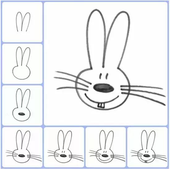 简笔画大全幼儿园简单又漂亮,全家福简笔画六口人超简单幼儿园