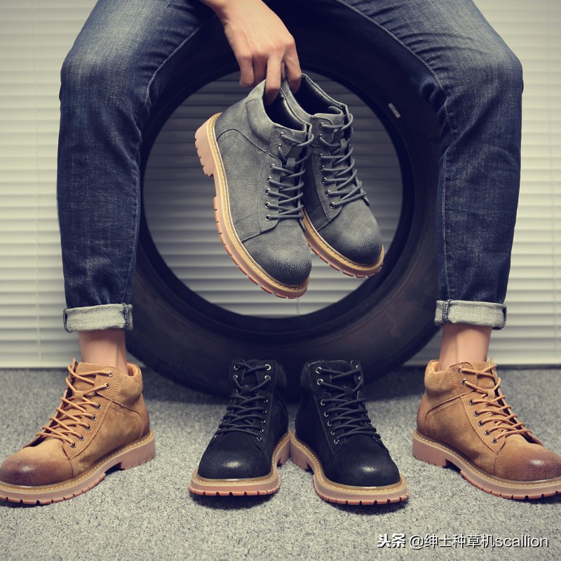 百丽英伦马丁靴,马丁靴男款英伦