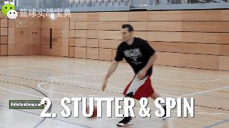 陀螺转身过人教学,小陀螺式转身过人