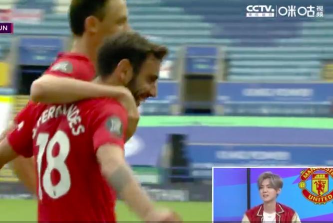 鹿晗曼联大胜视频,鹿晗ins上庆祝曼联夺冠宽心视频