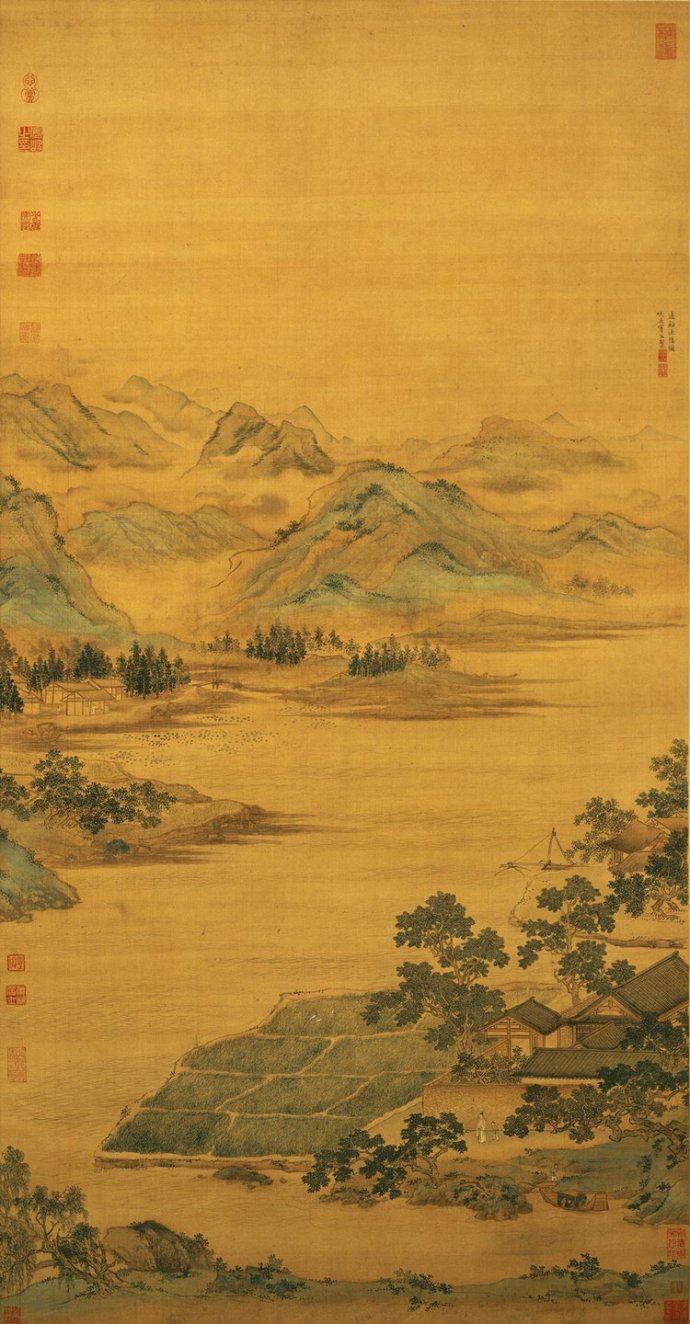 明代四大家仇英重彩画作品欣赏,仇英十大传世名画图文