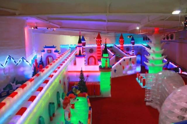 白鹿原白鹿仓景区冰雕,白鹿仓冰雕