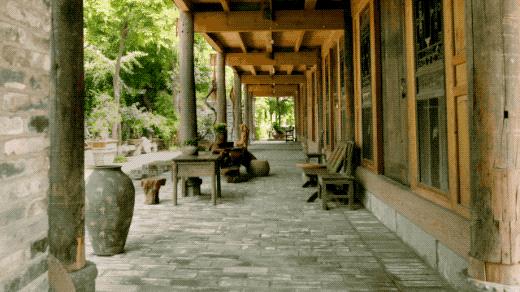 人间仙境般的世外桃源庭院,原始森林自建世外桃源