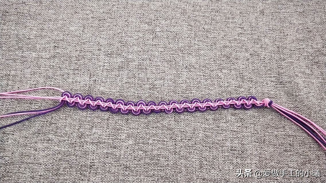 手链编绳女款2022年新款爆款手链,编绳手链简单又容易又好看的方法