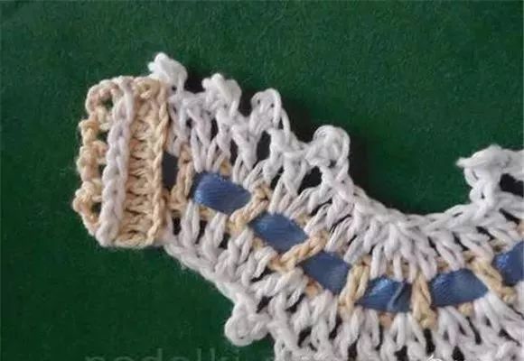 钩针耳环教程图解,钩针编织耳环图解