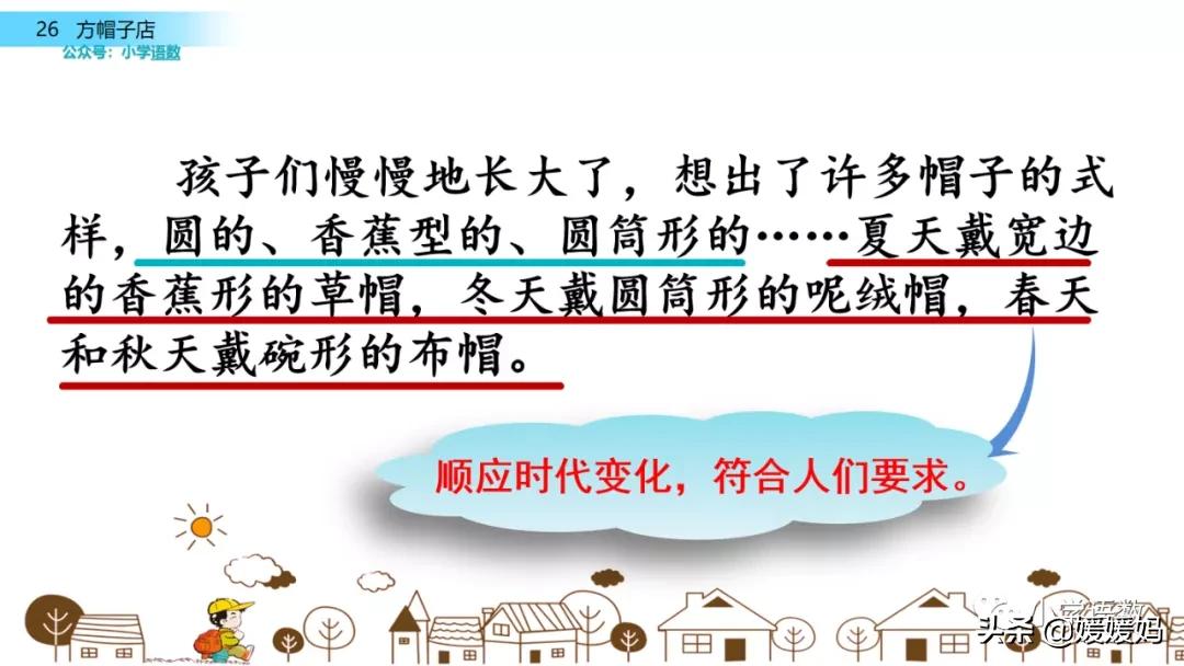 三年级下册语文方帽子讲解,三年级下册方帽子店是什么意思