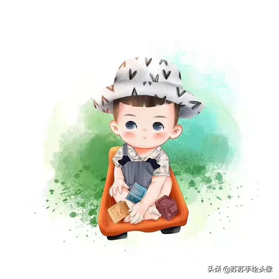 可爱又摆烂的萌娃头像,可爱到顶点的萌宝头像