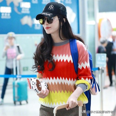 彩虹马印花t恤冬季,彩虹领子女纯棉短袖t恤爆款