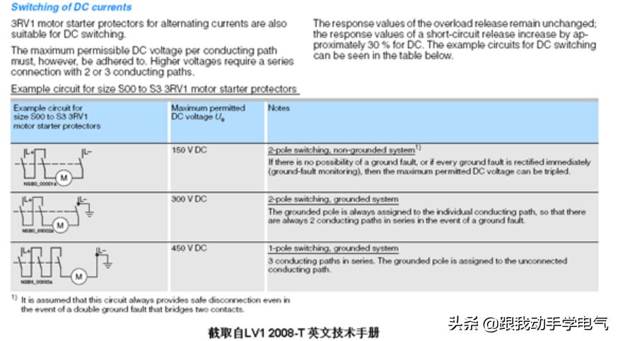 三相断路器怎么设置参数,3rv断路器的保护功能
